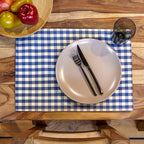 Σουπλά Καρό Αιγαίον 34X48 Blue